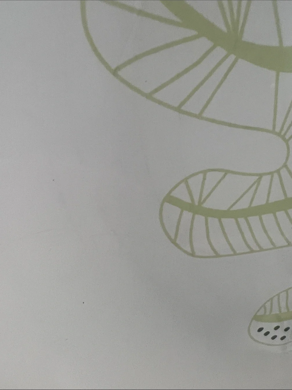 IKEA set of 3 Overens Dinner Plates Leaf Pattern Made in Portugal